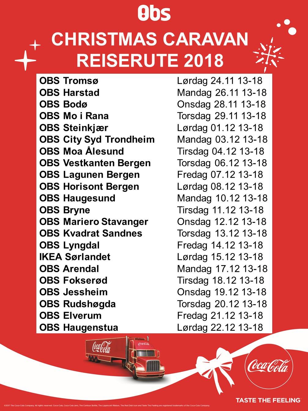 Christmas Caravan Norge 2018