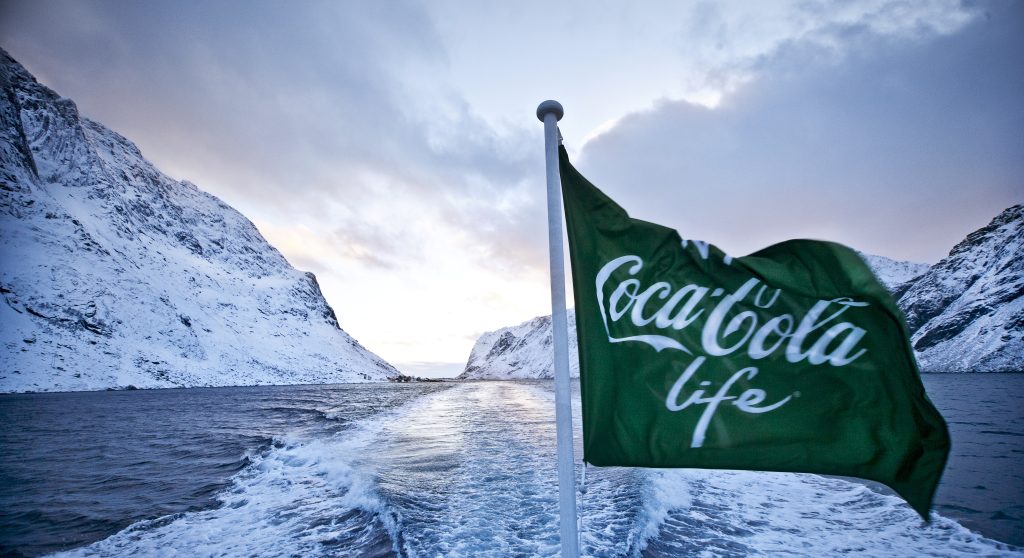 Coca-Cola life til Norge. Foto: Coca-Cola