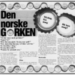 Reportasje i avisen Søndag Søndag, 08. mars 1987