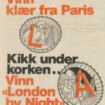 "Kikk under korken" avisannonse f.o.m 04. mars 1969