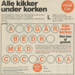 "Kikk under korken" avisannonse f.o.m 14. mars 1969