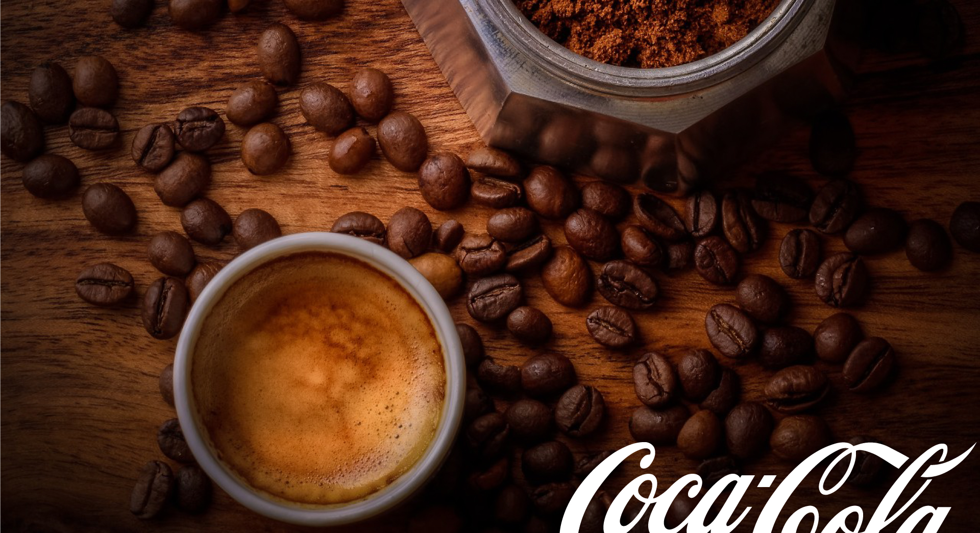 Coca-Cola og kaffe. Foto: montasje