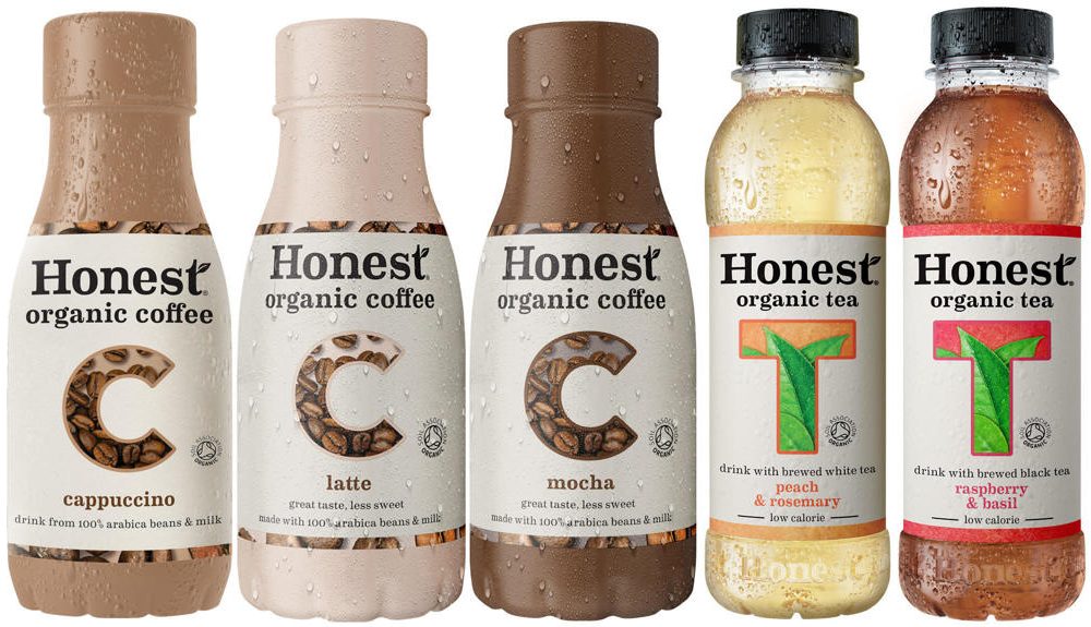 Honest - forpakning-range 2018. Foto: Coca-Cola