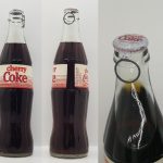 Cherry Coke 0.33L glassflaske fra 1985, med Maxi Ringåpner