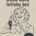 Coca-Cola annonse, Aktuell, vol. 17, nr. 15 - 1962