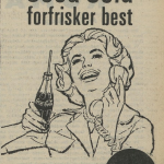 Coca-Cola annonse, Norsk Tidend, 22. februar 1963