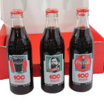 Coca-Cola jubileumssett 1986 med eske, norsk