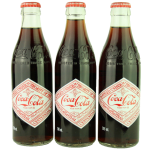 Baksiden av Coca-Cola jubileumssett 1986, norske