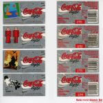 Etikettene på halvliters flaskene i 2005